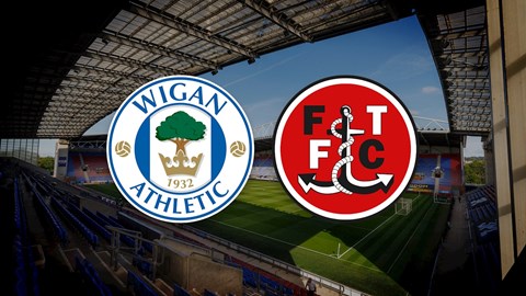 Match centre: Wigan Athletic v Fleetwood Town