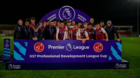 Town's Under-17s win PDL Cup Final at Highbury